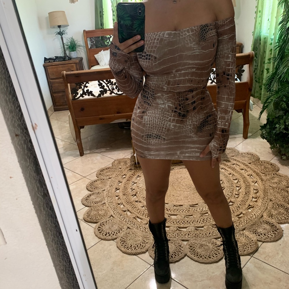 Snake skin 2 piece/ Rave / Coachella set